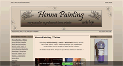 Desktop Screenshot of hennapainting.nl
